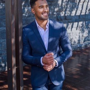 H & M Blue Slim Fit Blazer